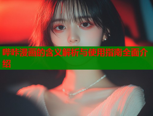 哔咔漫画的含义解析与使用指南全面介绍  第1张